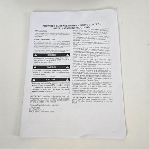 Outboard Remote Control Box Throttle/Shift For BRP Boat 5006180 - Picture 9 of 16